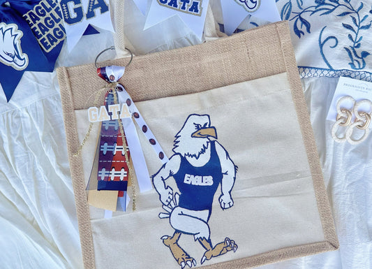 Hand painted GSU Bag