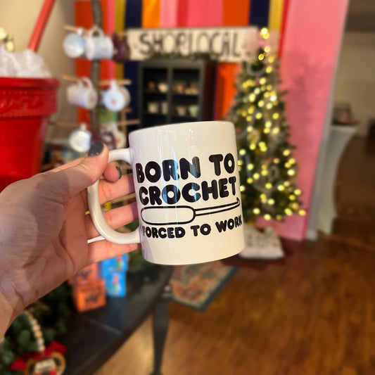 Born to Crochet Mug