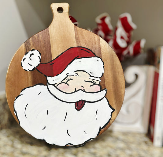 Santa Cutting Board