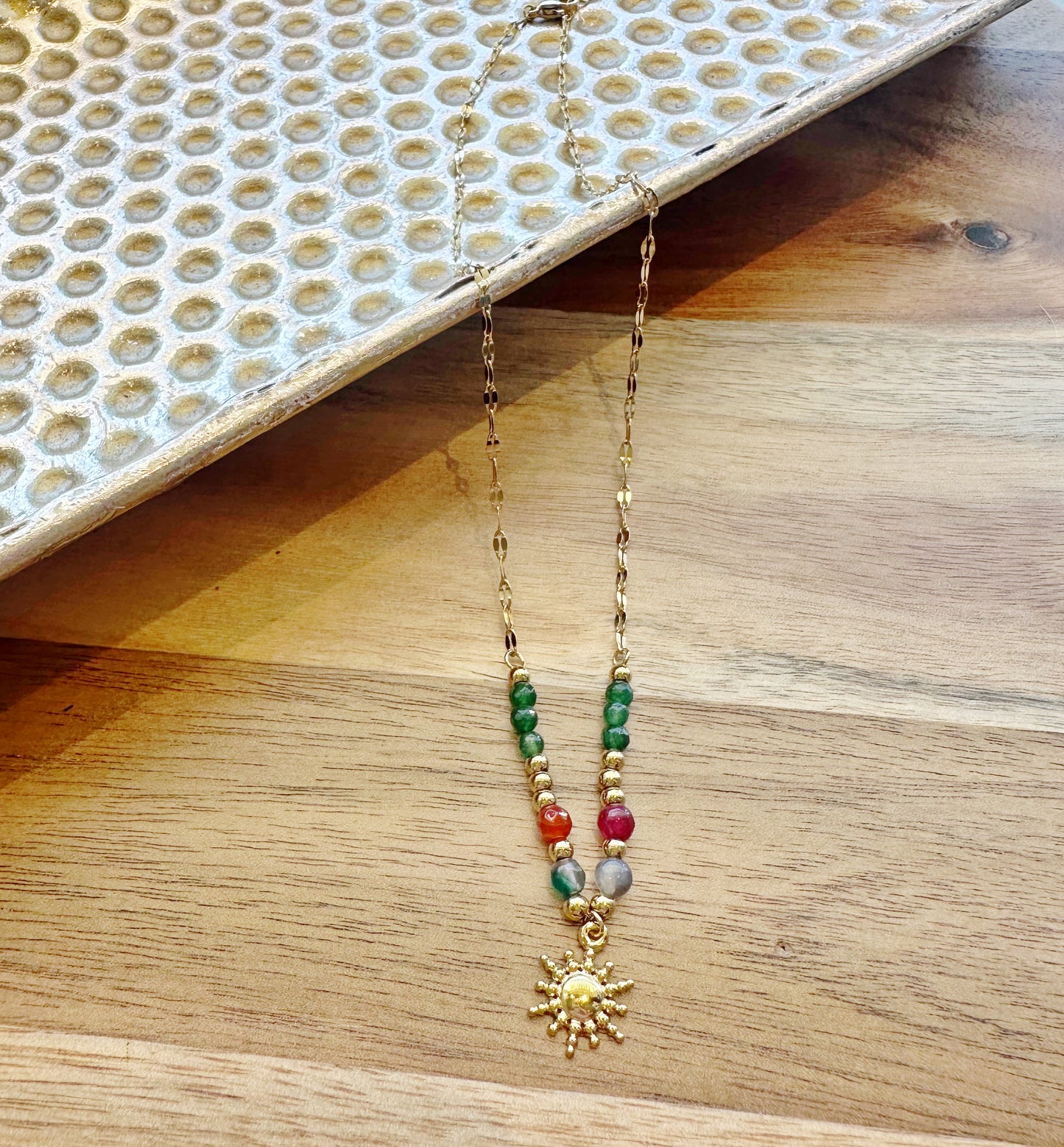 Boho Sunburst Necklace