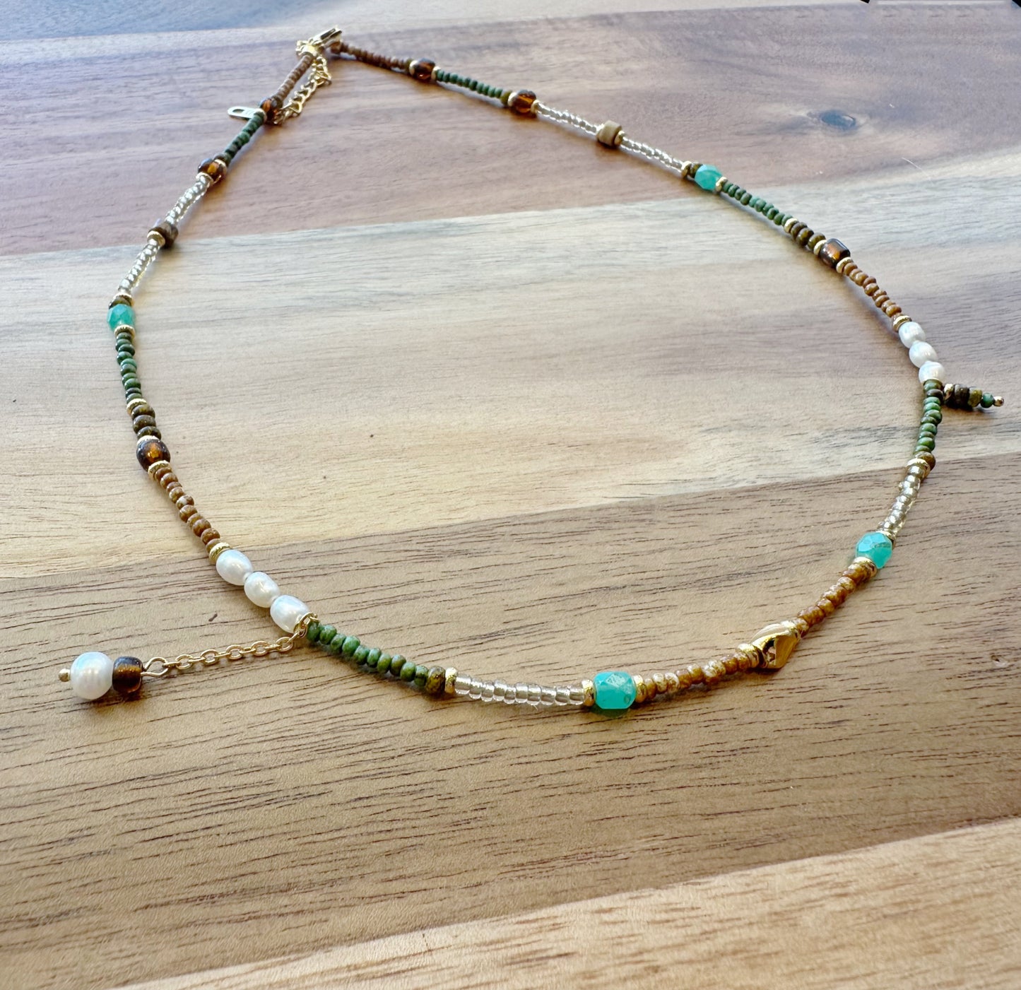 Boho Beaded Stack Necklace